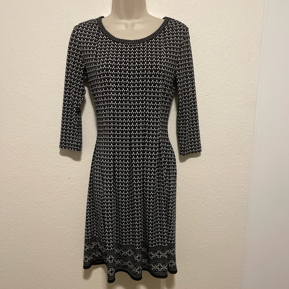 Mac Studio Abstract Print Dress. SZ XS
